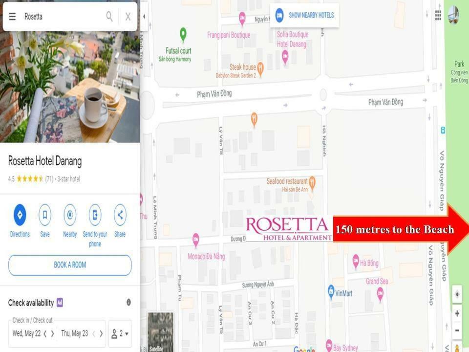 Rosetta Hotel Danang Esterno foto